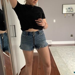 A&F high waisted shorts